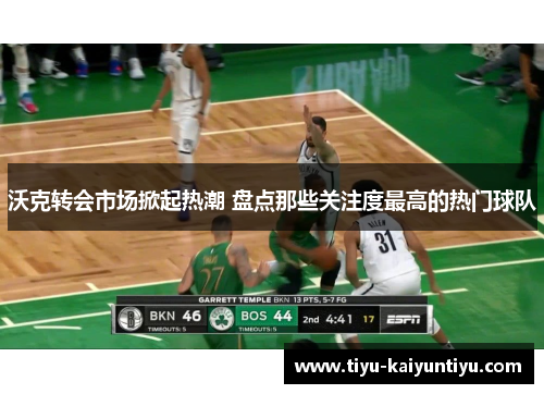 沃克转会市场掀起热潮 盘点那些关注度最高的热门球队